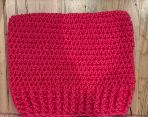 Child PussyCat Crochet-Dark Pink