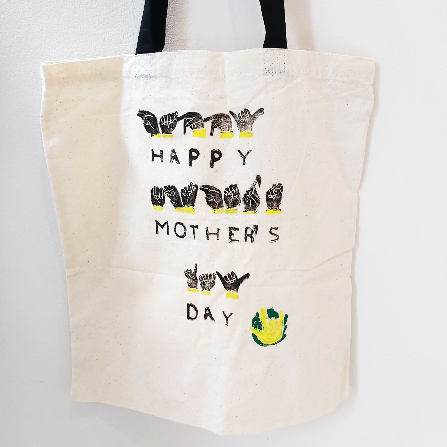 Happy Mother’s Day Tote Bag – Yellow